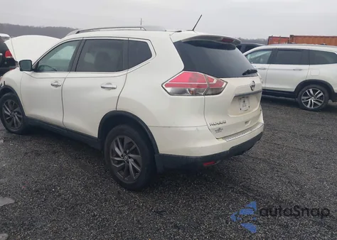 2016 Nissan Rogue Sl из США, поврежденный, VIN 5N1AT2MV5GC789604
